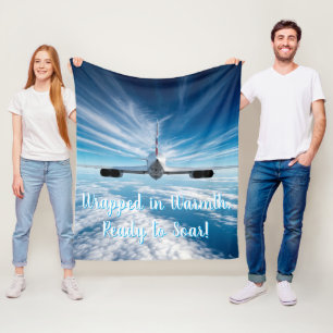 Beyond the Horizon: Concorde from Behind Fleece Blanket