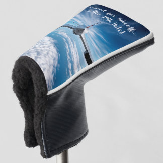 Beyond the Horizon: Concorde from Behind Golf Head Cover