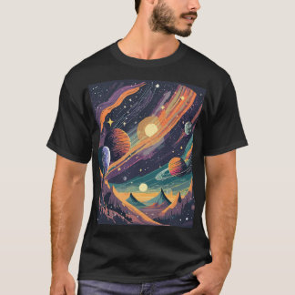 Beyond the Horizon: Space Landscapes Explored T-Shirt