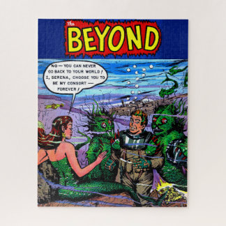 Beyond The Mermaid Kingdom Vintage Comics Jigsaw Puzzle