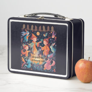 Beyond the Ordinary Veil Metal Lunch Box