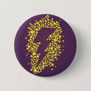 Beyond the stars (Lightning) (Coloured) 6 Cm Round Badge