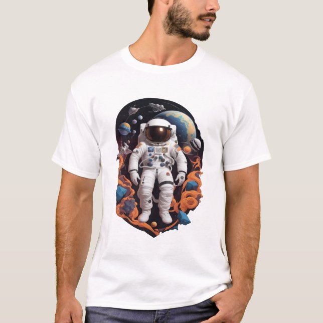Beyond the Stars Tales of Astronaut Adventures T-Shirt (Front)