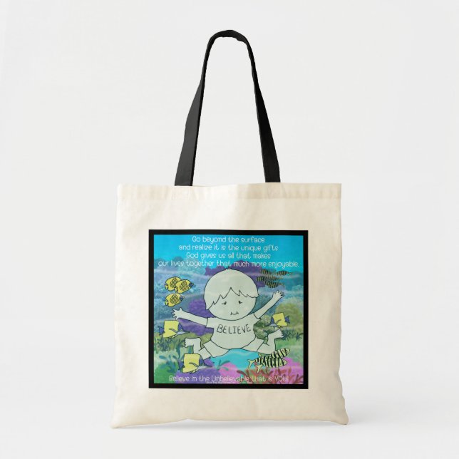 Beyond the Surface Tote Bag (Front)