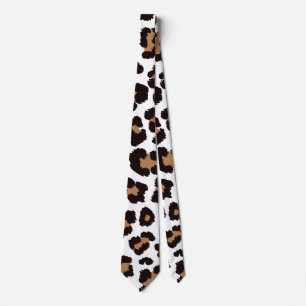 Bezaubernd Elegante Natürliche Leoparden Muster Tie