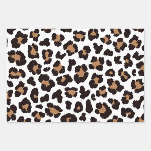Bezaubernd Elegante Natürliche Leoparden Muster    Wrapping Paper Sheet