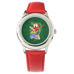 Bezel with Red Hearts Watch Girls  & Woman