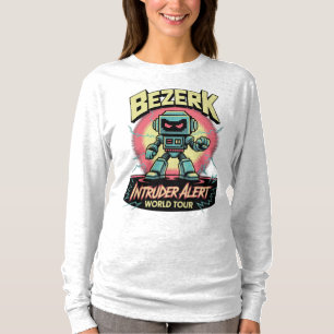 Bezerk Intruder Alert World Tour Retro Arcade  T-Shirt