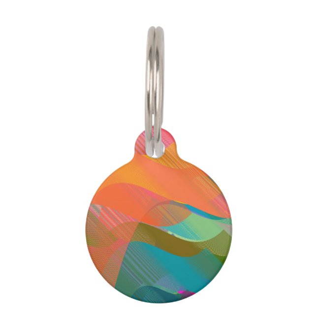 Beziers ocean pet tag (Front)