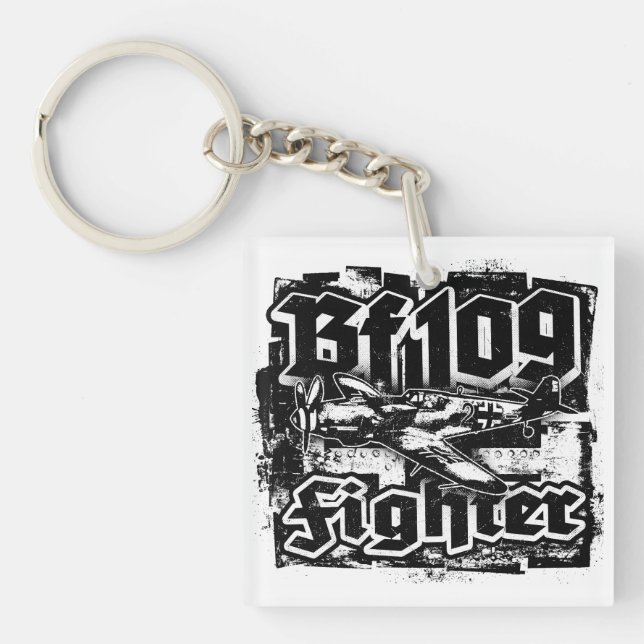 Bf 109 Keychain Acrylic Keychain (Front)