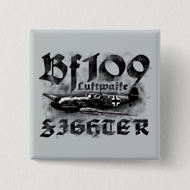 Bf 109 Square Button (Front)
