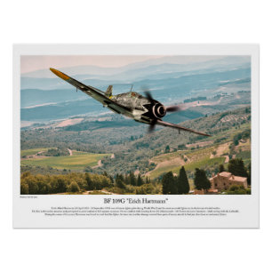 BF 109G-6 "Erich Hartmann" Poster