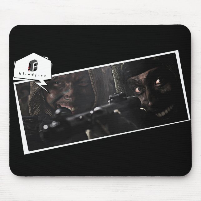 bf "Those deadly guerrillas" Mousepad (Front)