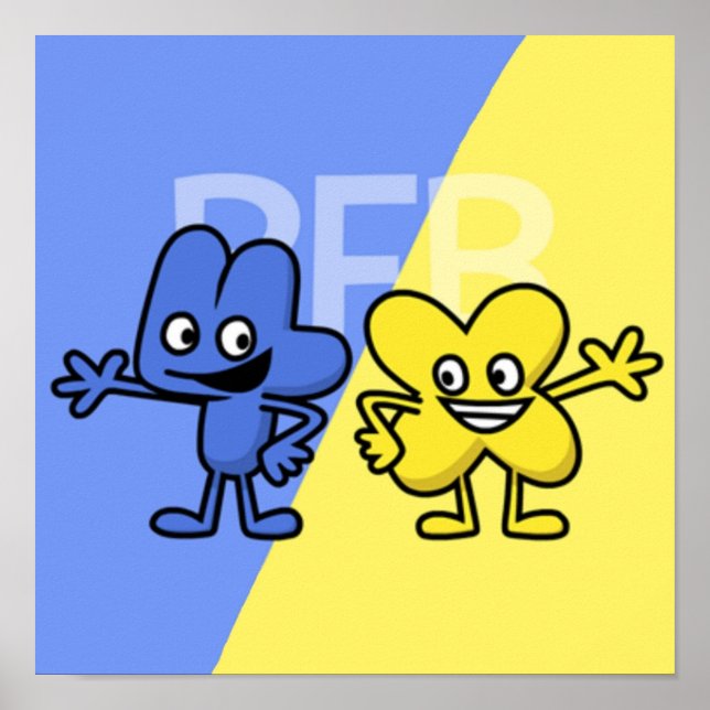 BFB 4 and X design Poster (Front)