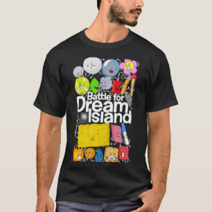 BFDI Poster Black Relaxed Fit T-Shirt