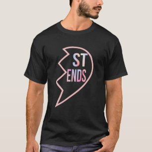 BFF 1 Heart in 2 Best Friends Matching 2nd Part T T-Shirt
