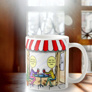 BFF Best Friend Forever Wine Cafe Coffee Mug