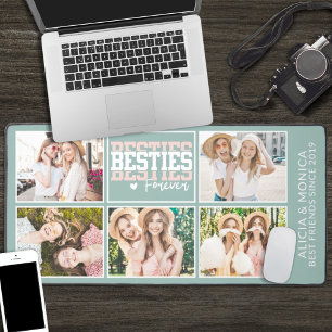 BFF best friends forever 5 besties pictures Desk Mat