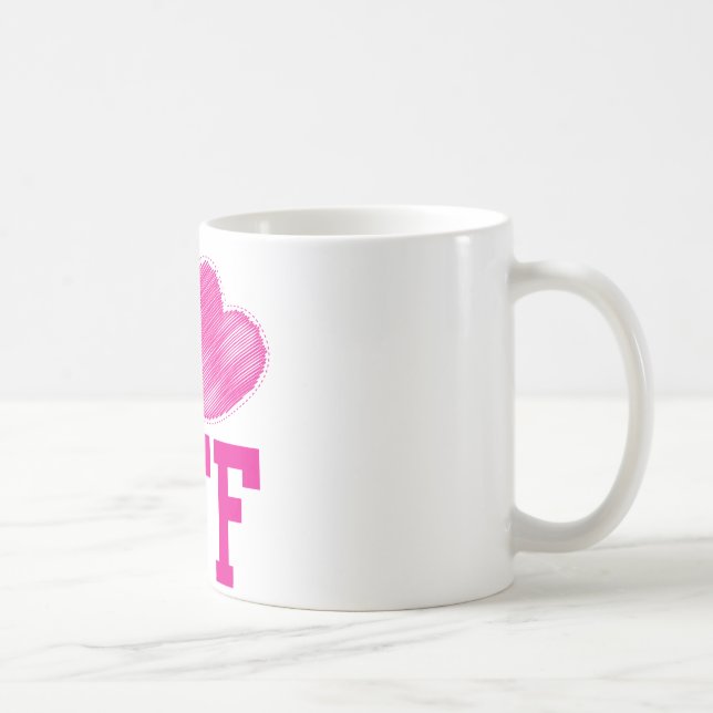 BFF Best friends forever !!! awesome! Coffee Mug (Right)