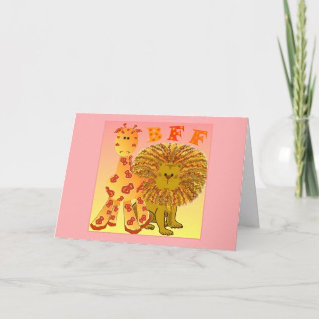 BFF Best Friends Forever Card (Front)