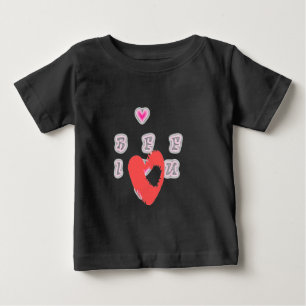 BFF. Best Friends Forever: I Love You Art Print Baby T-Shirt