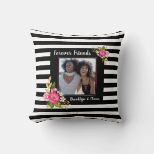 BFF Best Friends Forever Throw Pillow