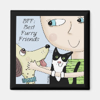 BFF: Best Furry Friends-Person with Dog and Cat