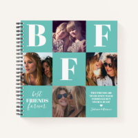 BFF Besties Photo Collage Teal