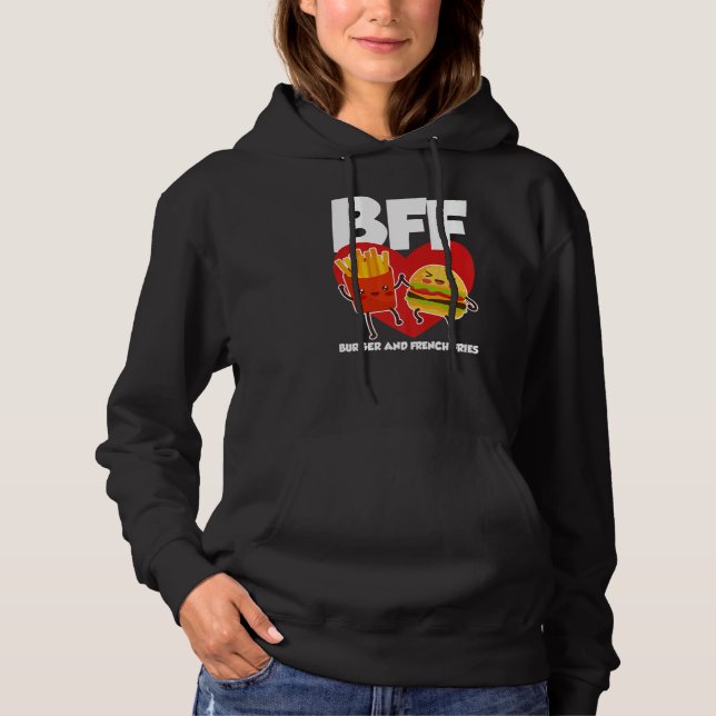 BFF Burger And Fries Hoodie (Front)