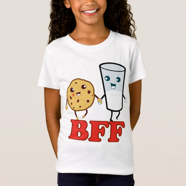 BFF, Cookie and Milk T-Shirt (Front)