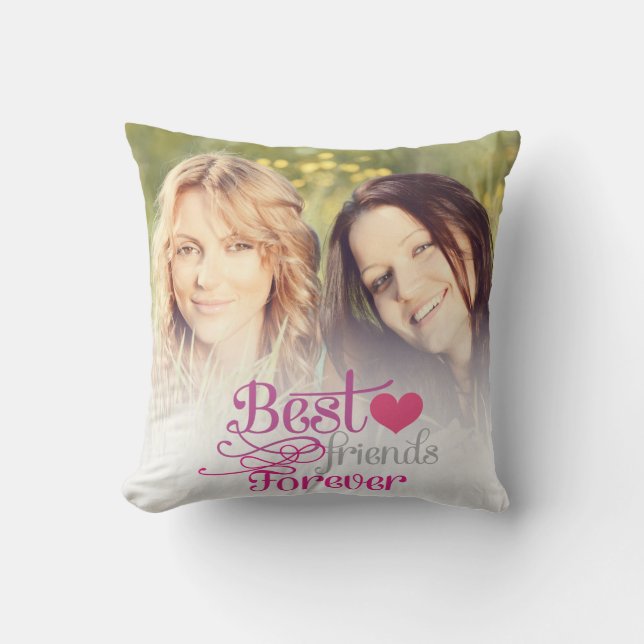 BFF - Fashion Best Friends Forever with Photo Cushion (Front)