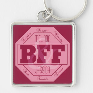 BFF Friendship - custom names - key chain