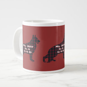 BFF German Shepherd Gifts Large Coffee Mug