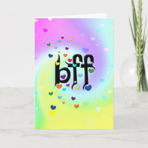 bff ~ hearts card