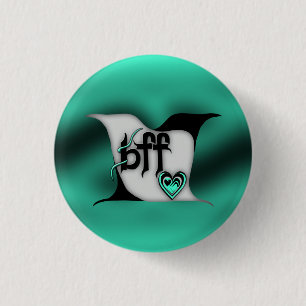 bff ~ lovebirds 3 cm round badge