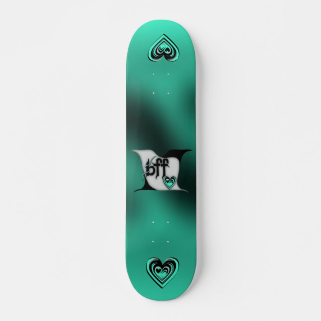 bff ~ lovebirds skateboard (Front)