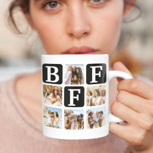 BFF Photo Collage Friendship Mug