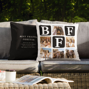 BFF Photo Collage Friendship Pillows