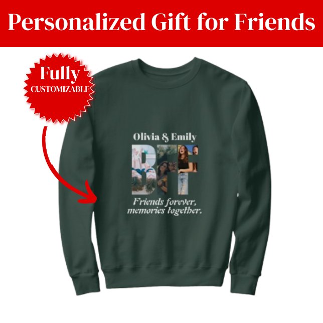 BFF Photo Sweatshirt – Personalised Gift (BFF Photo Sweatshirt – Personalized Gift
)