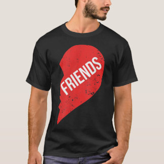BFF Tees Friend Half Of Heart Best Friends 