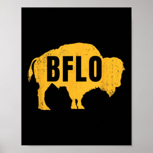 Bflo Buffalo New York B-lo Wny Poster