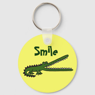 BG- Funny Smiling Crocodile Keychain
