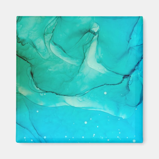 BG Painted Fine Art Abstract Design Art Background Magnet (Front)