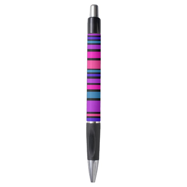 BG Stripes Pattern coloured III + your back & idea (Front Vertical)