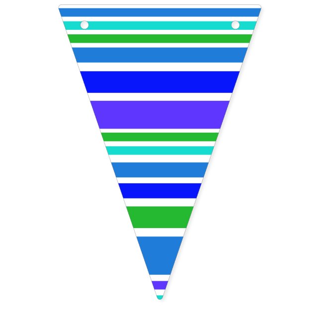 BG Stripes Pattern coloured IV + your back & idea Bunting (First Flag)