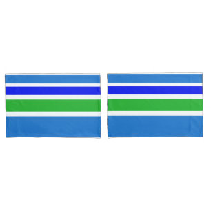 BG Stripes Pattern coloured IV + your back & idea Pillowcase