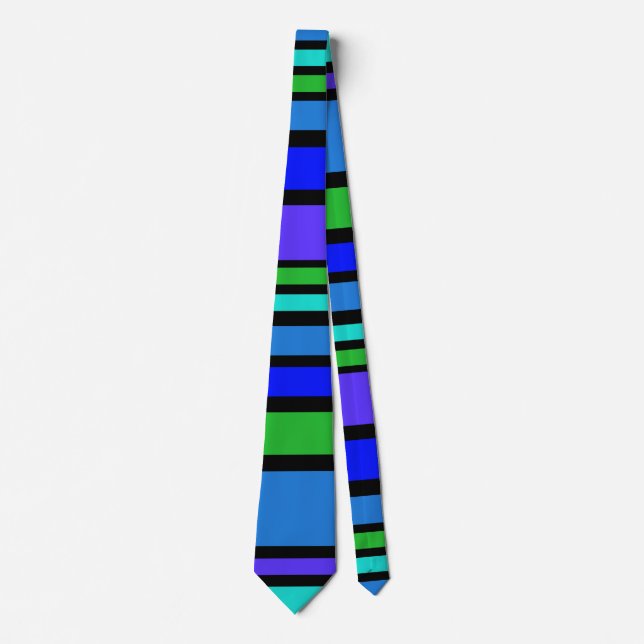 BG Stripes Pattern coloured IV + your background Tie (Front)