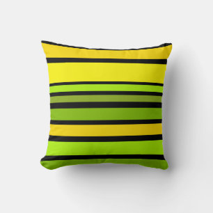BG Stripes Pattern coloured V + your background Cushion
