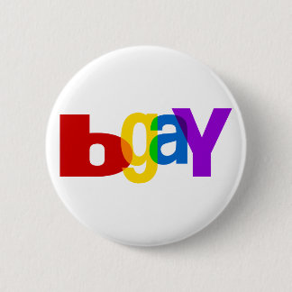 bGay 6 Cm Round Badge