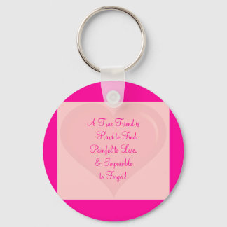 bgheart1, A True Friend is     Hard to Find,Pai... Key Ring
